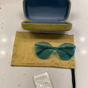 Gucci blue cat 1 sunglasses